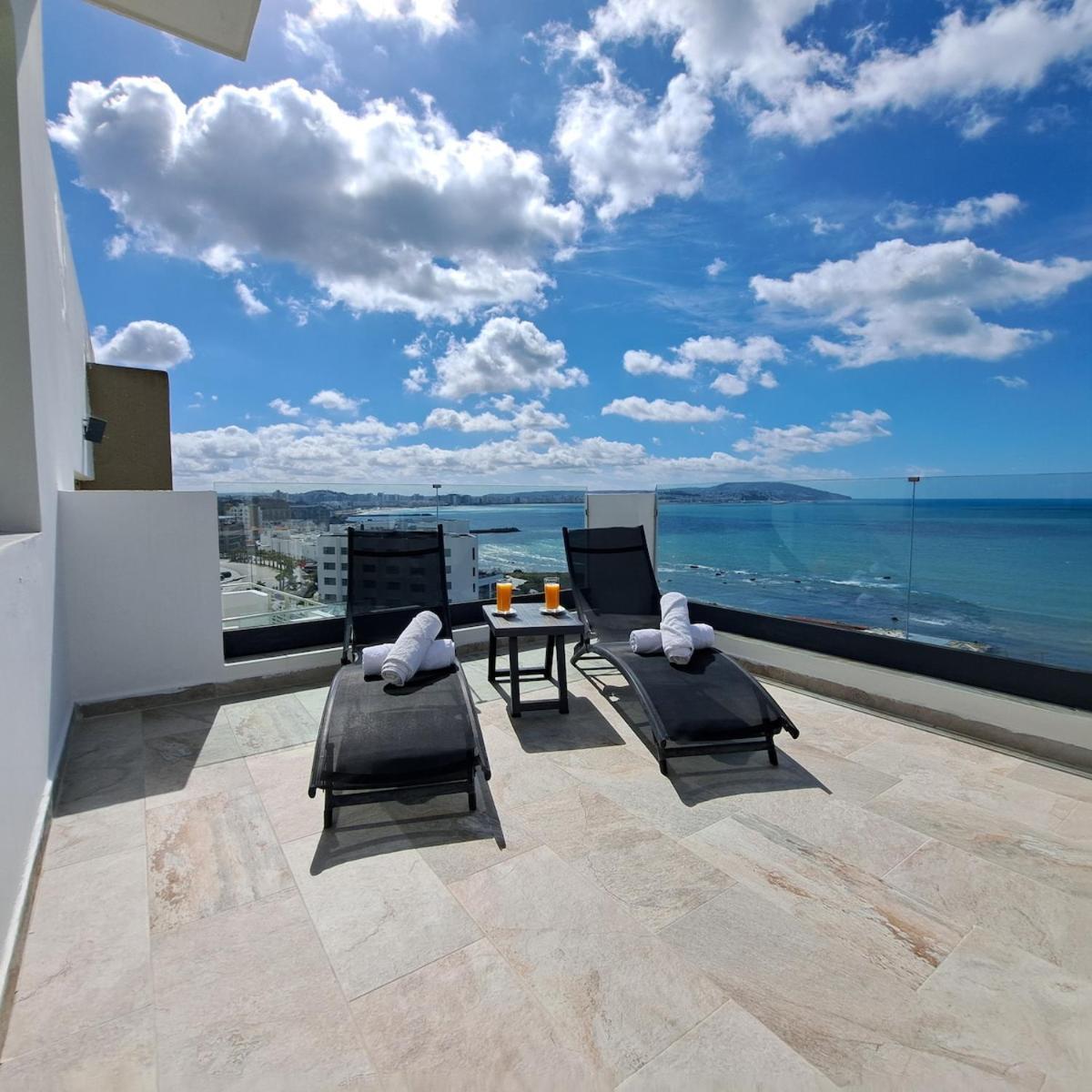 Modern Loft View Of Sea & Pool Tangier